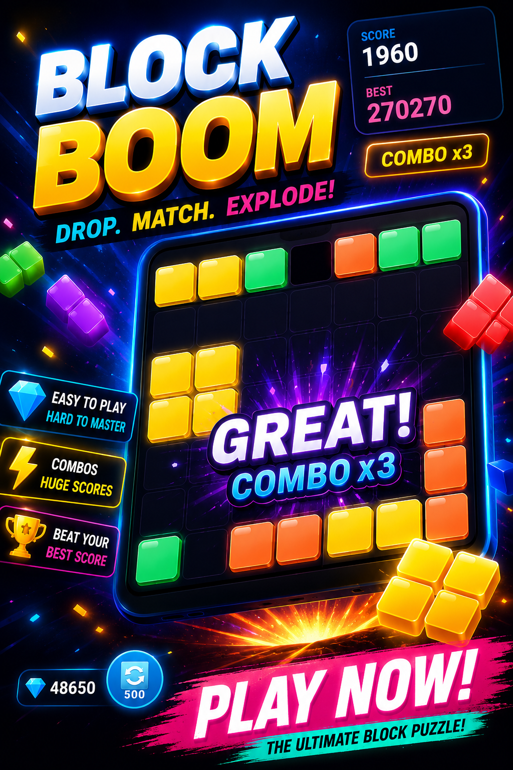BlockBoom Gameplay 1
